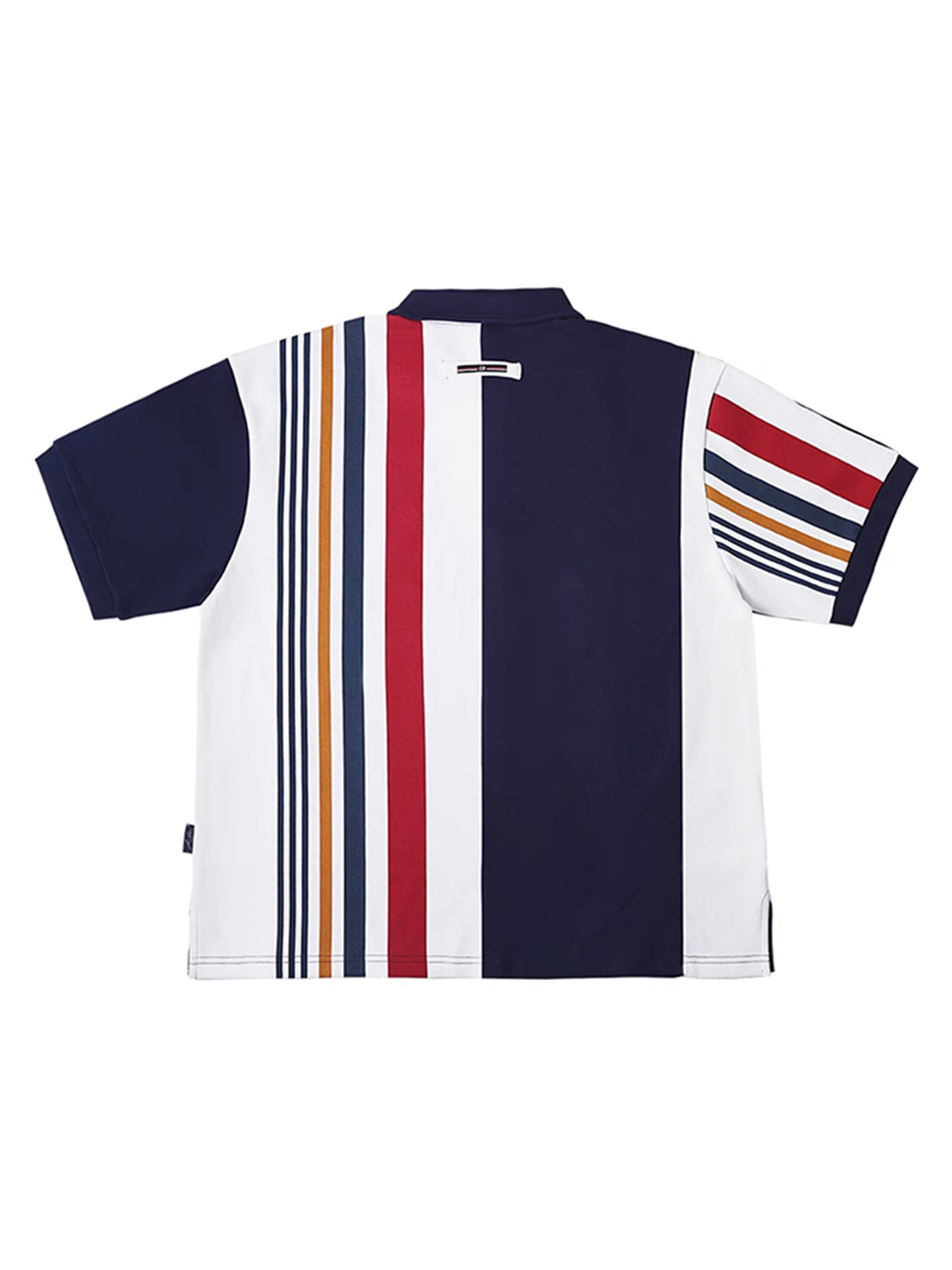 ACUSA | Asymmetrical Color Block Oversized Polo - PSYLOS 1, ACUSA | Asymmetrical Color Block Oversized Polo, Tops, ACUSA, PSYLOS 1